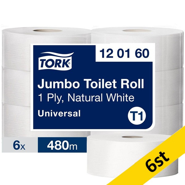 Papier toaletowy Jumbo TORK | 120160 | 6 rolek SE200198 - 1