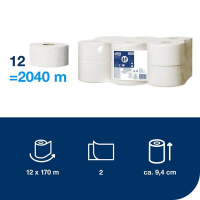 Papier toaletowy TORK Mini Jumbo Advanced | 120280 SE200228
