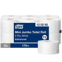 Papier toaletowy TORK Mini Jumbo Advanced | 120280 SE200228