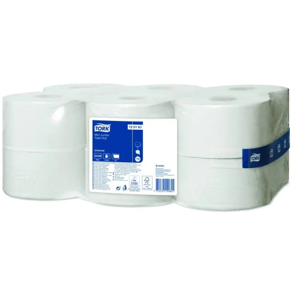 Papier toaletowy TORK Mini Jumbo Universal | 120161 | 1-warstwowy SE200223 - 1