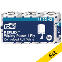 Ręcznik papierowy w roli TORK REFLEX | 473242 | do wycierania, 1-warstwowy | biały SE200166