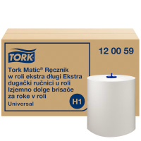 Ręcznik w roli TORK Matic | 120059 | ekstra długi | karton | 6 rolek STO00048