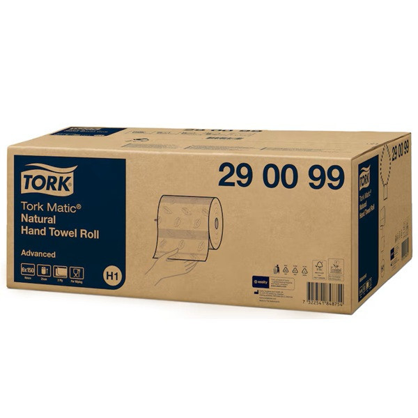 Ręcznik w roli TORK Matic | 290099 | naturalny | karton | 6 rolek SE200623 - 2