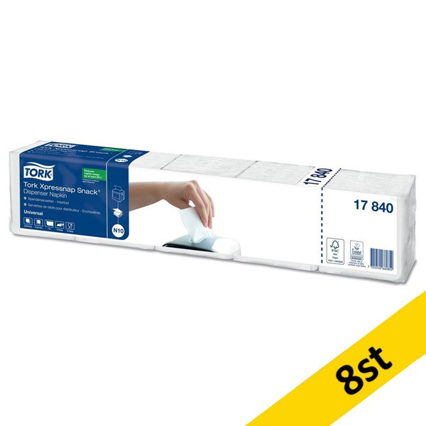Serwetka do dozownika TORK | 17840 | karton | N10 | 9000 szt. SE200256 - 2