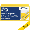 Serwetka obiadowa TORK | 477841 | żółta | 10 szt. SE200341 - 2