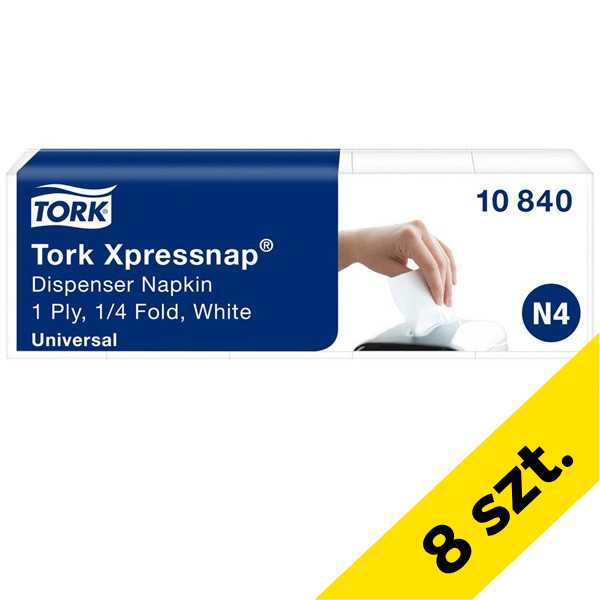 Serwetki do dozownika TORK | 10840 | karton | N4 | 9000 szt. SE200250 - 1