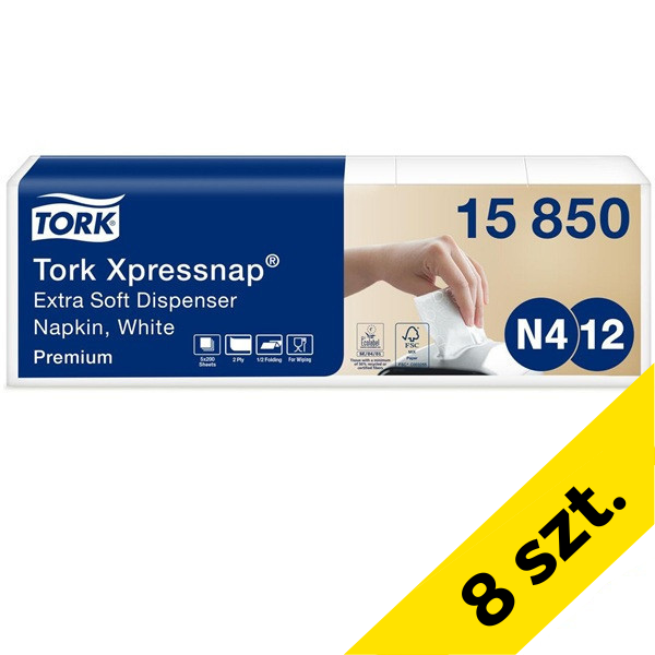 Serwetki dyspenserowe TORK Xpressnap | 15850 | ekstra miękkie SE200264 - 1