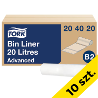 Worki na śmieci TORK | 204020 | 20 l | 10 rolek po 100 szt. SE200520