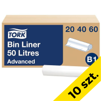 Worki na odpady TORK | 204060 | 50 l | 10 rolek po 25 szt. SE200523