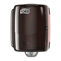 Tork dozownik ręczników papierowych 653008 | W2 | czerwono-czarny STO00257