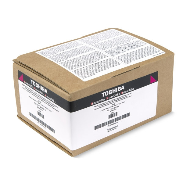 Toshiba T-305PM-R toner czerwony, oryginalny 6B000000751 078988 - 1