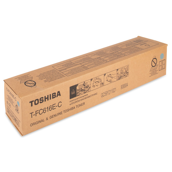 Toshiba T-FC616EC toner niebieski, oryginalny 6AK00000369 078446 - 1