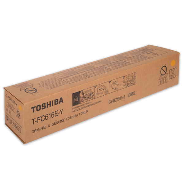 Toshiba T-FC616EY toner żółty, oryginalny 6AK00000379 078450 - 1