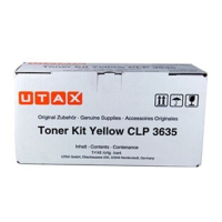 Utax 4463510016 toner żółty, oryginalny 079590