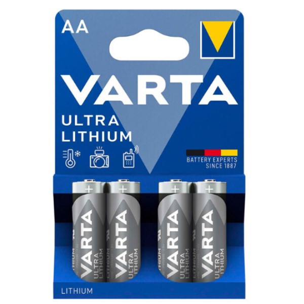 Baterie Varta Lithium Ultra FR6 AA, 4 sztuki AVA00143 - 1