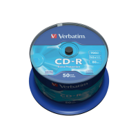 Verbatim Płyta CD-R Verbatim 43351, 700MB 52x DataLife, 50 szt. 43351 833193