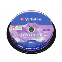 Płyta DVD+R DL Verbatim 43666 8.5GB 8x, 10 szt. 833207
