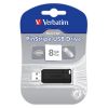 Pendrive 8GB Verbatim Pinstripe USB 2.0