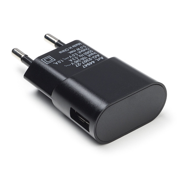 White label Ładowarka USB 1 port czarna (USB-A) 44947 K120300235 - 1