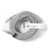 Kabel sieciowy ekranowany FTP RJ45 kat. 5e szary, 15 metrów 400264 - 2