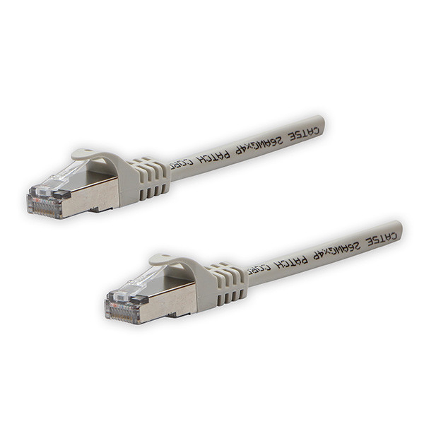 Kabel sieciowy ekranowany FTP RJ45 kat. 5e szary, 3 metry 400261 - 1