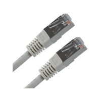 White label Kabel sieciowy ekranowany UTP RJ45 szary, 1 metr CCGT85100GY10 400260
