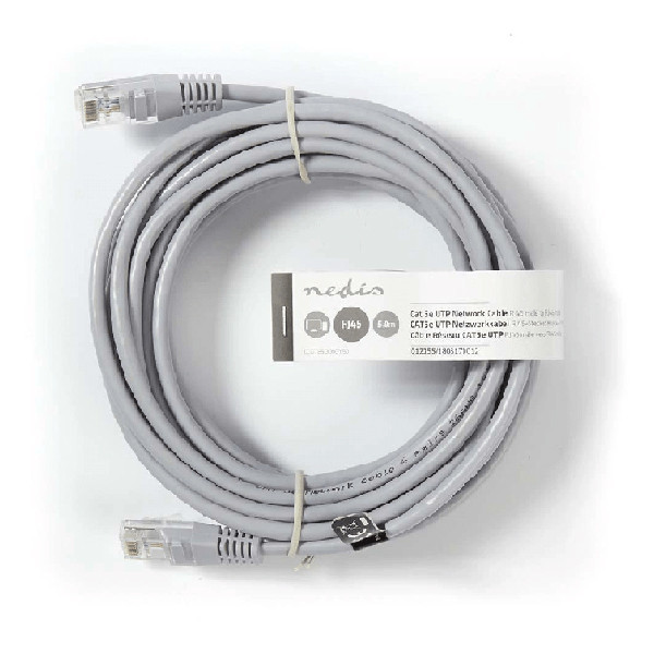 White label Kabel sieciowy ekranowany UTP RJ45 szary, 5 metrów CCGT85100GY50 400262 - 2