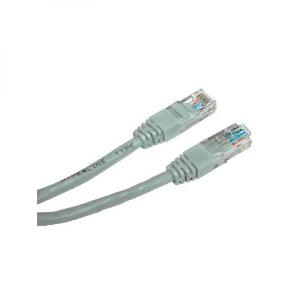 Kabel sieciowy nieekranowany UTP RJ45 kat. 5e szary, 3 metry 053413 - 1