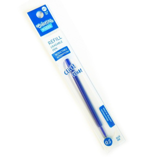 Wkład do długopisu zmazywalnego, automatycznego Colorino 1szt, 0,5mm, niebieski A331XX37534 246806 - 1