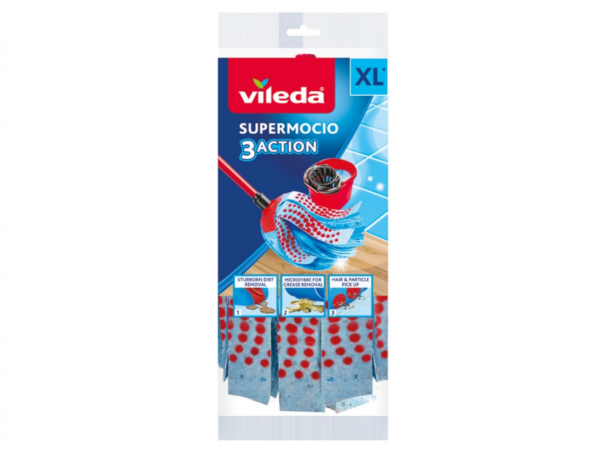 Wkład do mopa Vileda | Supermocio 3action XL | 167968 545872 - 1