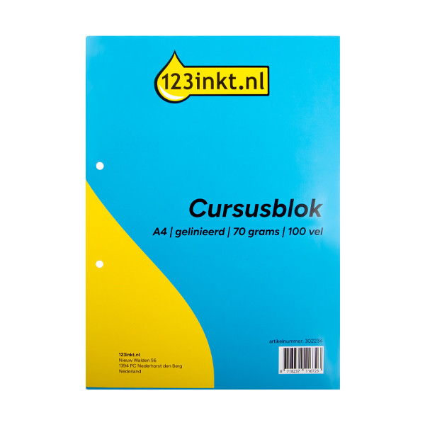Wkład do segregatora A4/ 100 kartek w linie, 123drukuj 302234 - 1