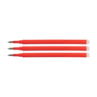 Wkłady do długopisu zmazywalnego, czerwone (3 sztuki), 123drukuj