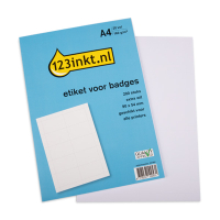 Wkłady do identyfikatorów 90 x 54 mm (200 identyfikatorów), 123drukuj 301462