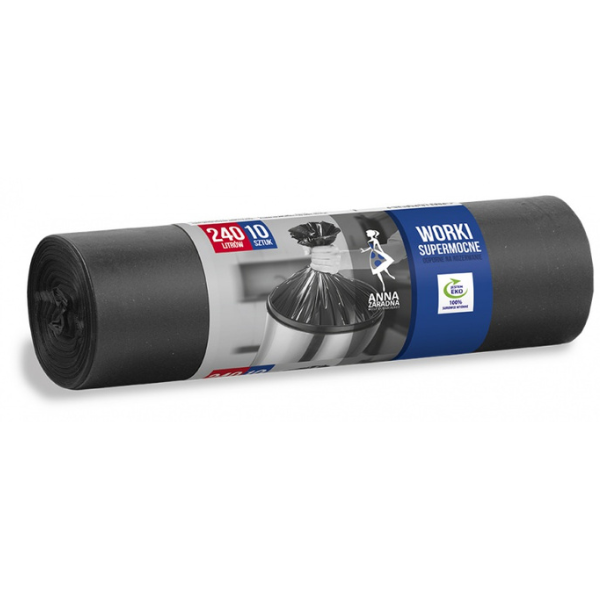 Worki na śmieci 240 L | Anna Zaradna, supermocne, 10 szt. 248263 - 1