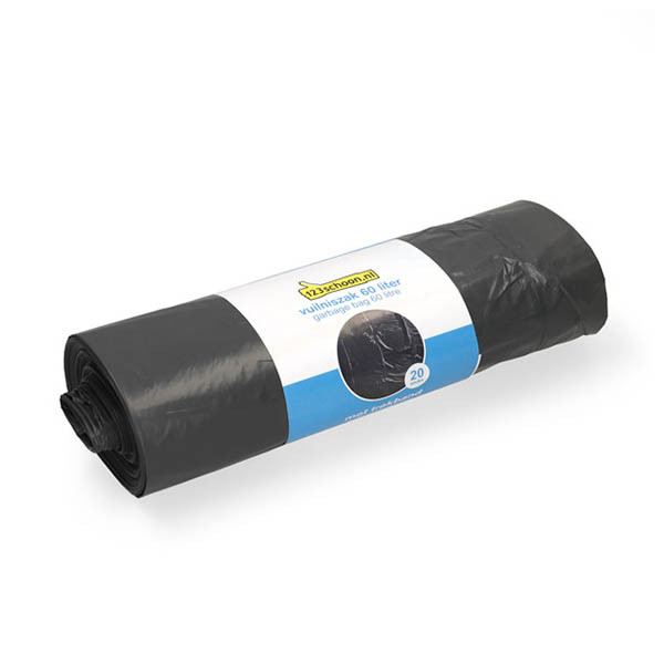 Worki na śmieci z uszami 60 L | 123drukuj, 20 szt. SDR06059 - 1