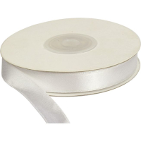 Wstążka satynowa 12mm/25m biała  144838