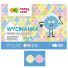 Wycinanka, błyszczący pastelowy papier A5 100g 10k, kropki i zygzaki