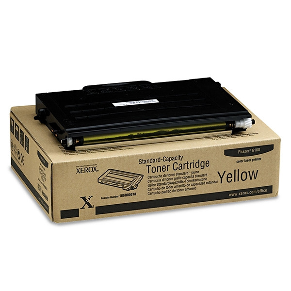 Xerox 106R00678 toner żółty, oryginalny 106R00678 046701 - 1