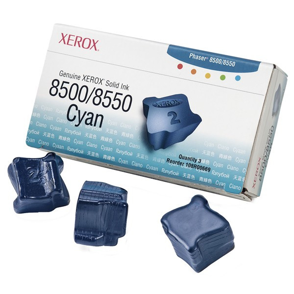Xerox 108R00669 kostki atramentowe: 3 x niebieska, oryginalne 108R00669 046920 - 1