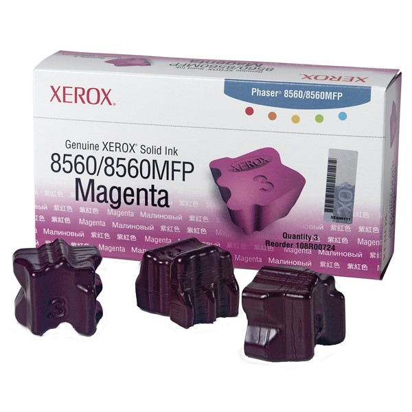 Xerox 108R00765 solid ink czerwony 3 sztuki, oryginalny 108R00724 047224 - 1