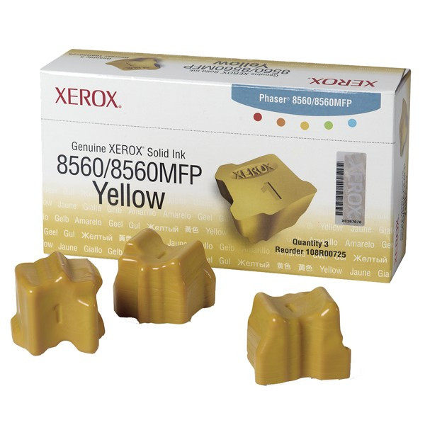 Xerox 108R00766 solid ink żółty 3 sztuki ((oryginalny)) 108R00725 047222 - 1