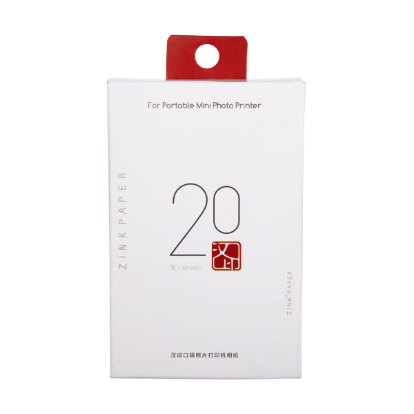 ZINK papier fotograficzny samoprzylepny, 5 x 7,6 cm (20 arkuszy), 123drukuj 302224 - 1
