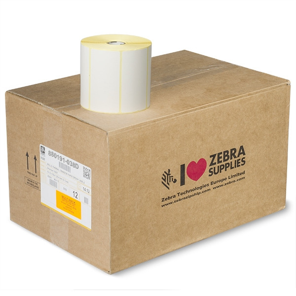 Zebra Etykiety termiczne Zebra Z-Perform 1000D label (880191-038D) 102 x 38 mm (12 rolek) 880191-038D 140004 - 1