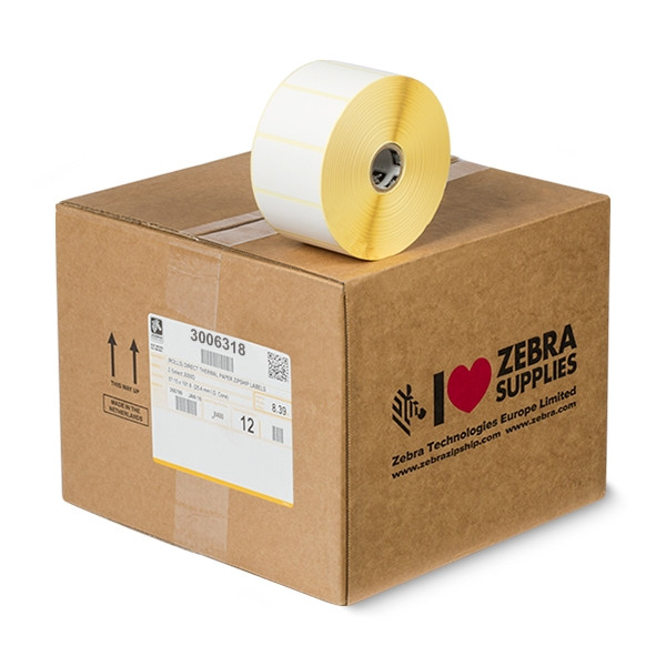 Zebra Etykiety termotransferowe Zebra Z-Select 2000T label (3006318) 57 x 32 mm (12 rolek) 3006318 140114 - 1