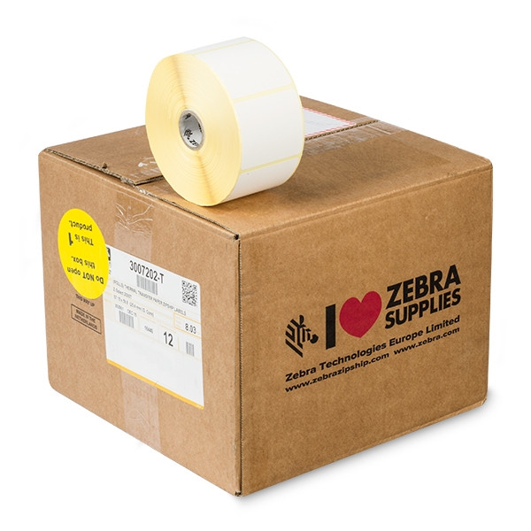 Zebra Etykiety termotransferowe Zebra Z-Select 2000T label (3007202-T) 57 x 51 mm, (12 rolek) 3007202-T 140062 - 1