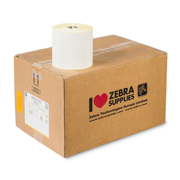 Zebra Etykiety termotransferowe Zebra Z-Select 2000T label (800274-105) 102 x 25 mm, (12 rolek) 800274-105 140074 - 1