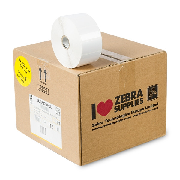 Zebra Etykiety termotransferowe Zebra Z-Ultimate 3000T White label (880247-025D) 51 x 25 mm, (12 rolek) 880247-025D 140134 - 1