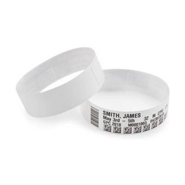 Opaski na rękę Zebra Z-Band 4000 (ZBAND3) 25 mm x 279,4 mm, (795 sztuk) 145182 - 1