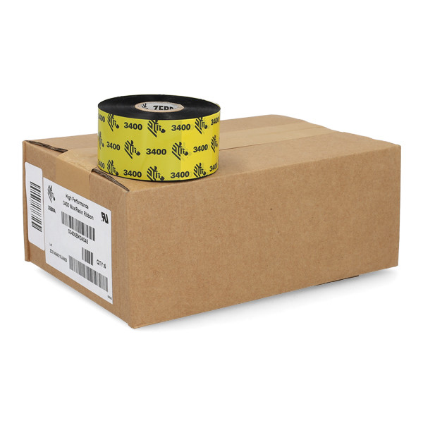 Taśma woskowo-żywiczna Zebra 3400 (03400BK04045) 40 mm x 450 m (6 taśm) 141110 - 1