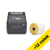 Zebra ZD421d drukarka etykiet termiczna z Bluetooth + 12 rolek etykiet 833471 - 1